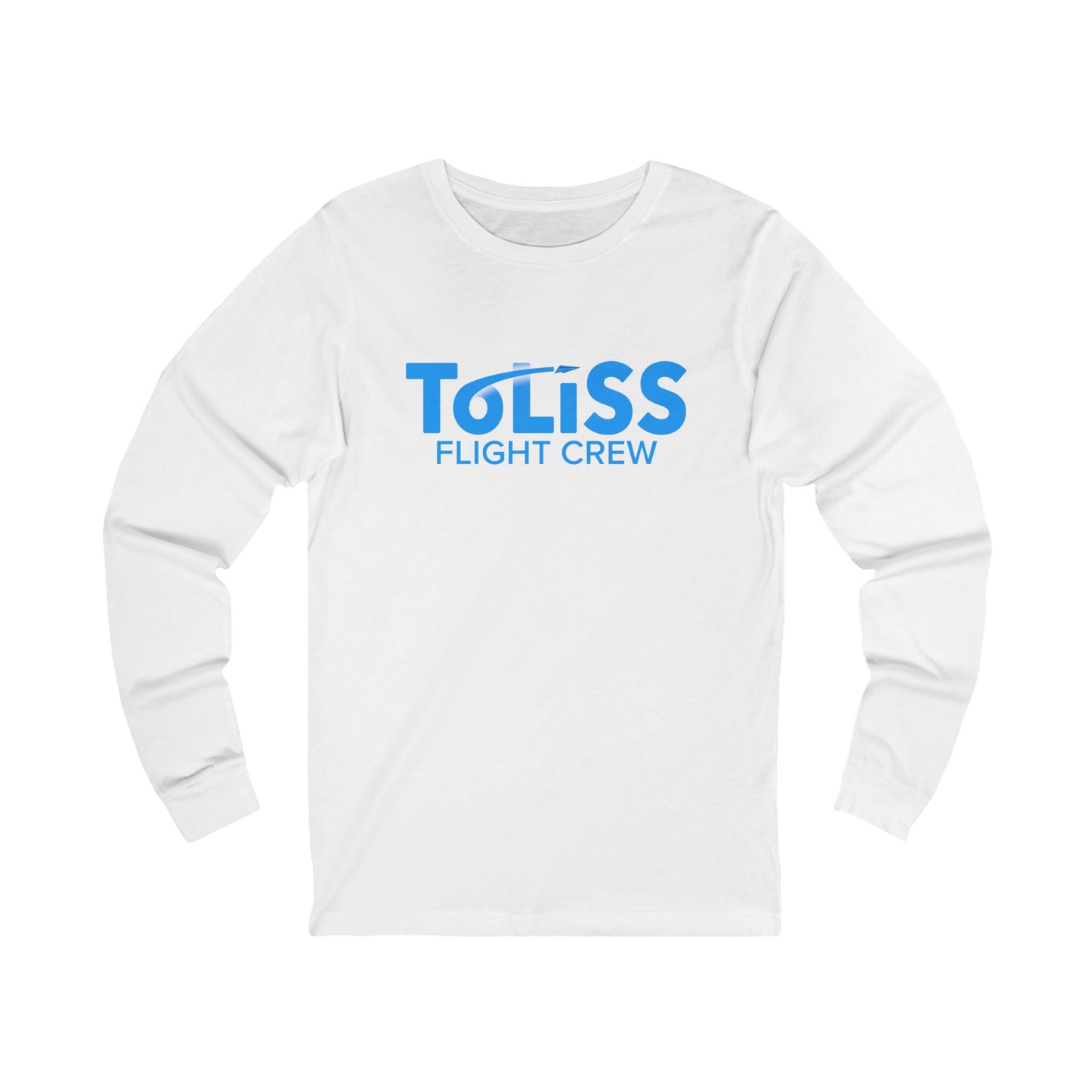 Jersey Long Sleeve Tee (White, Black or Asphalt with ToLiss blue logo)