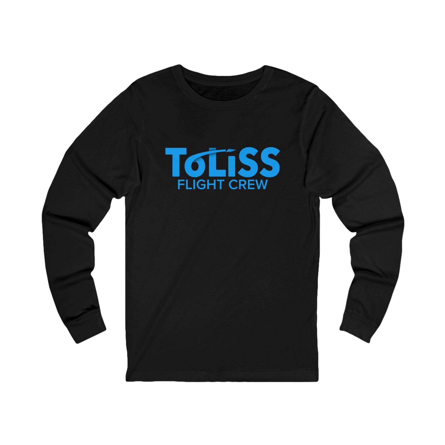 Jersey Long Sleeve Tee (White, Black or Asphalt with ToLiss blue logo)