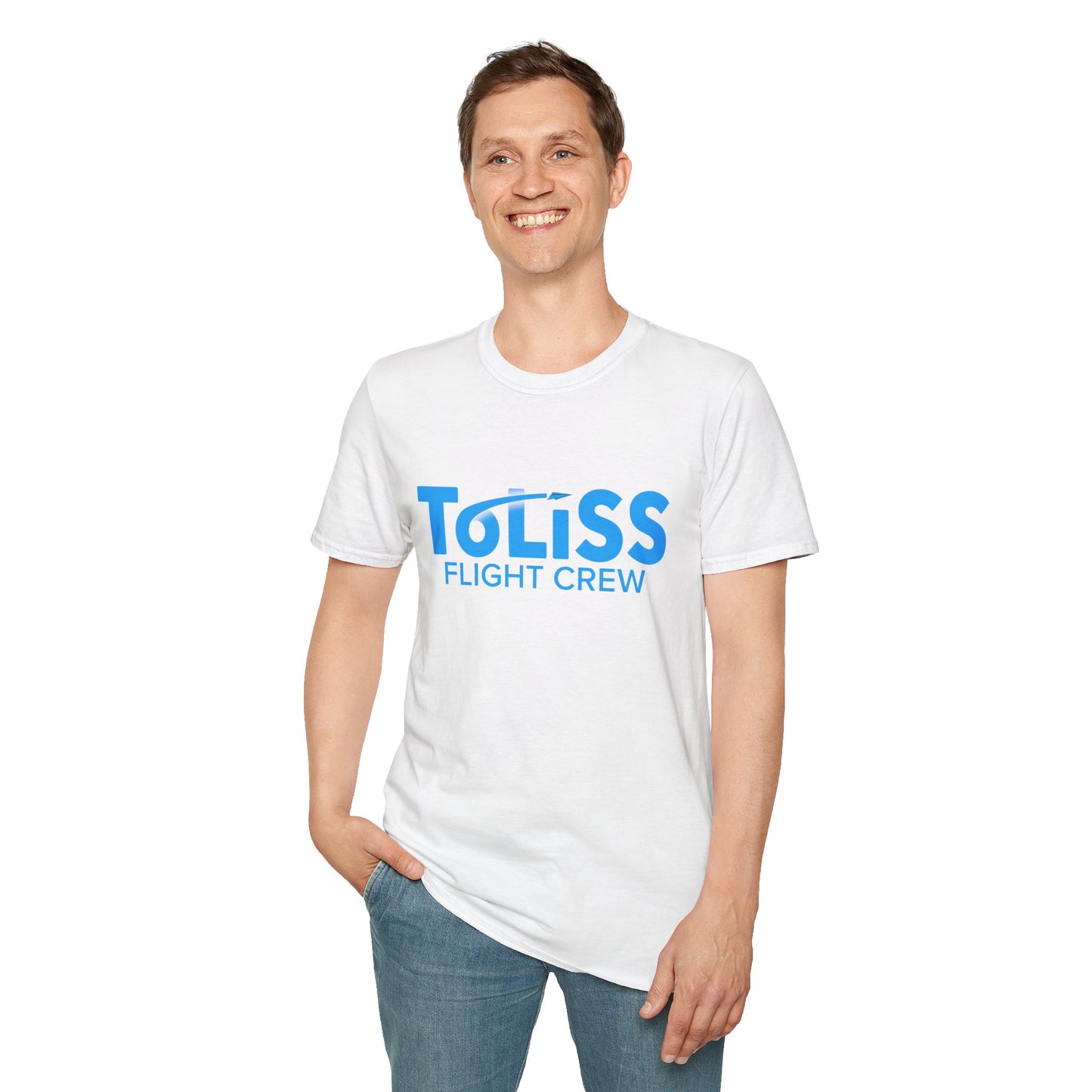 Softstyle T-Shirt (Black or White with ToLiss blue logo)