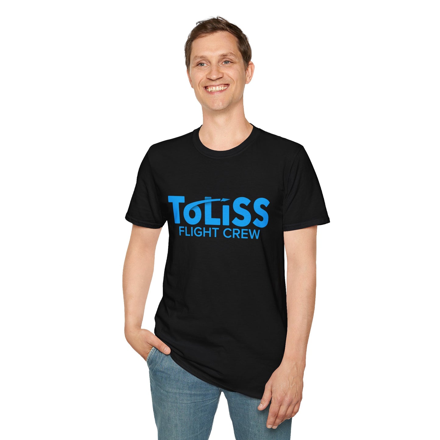 Softstyle T-Shirt (Black or White with ToLiss blue logo)